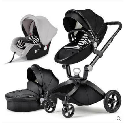 Luxury Baby Stroller High Land-Scape Baby Stroller 3 in 1 Fashion Pram European Carriage - Image 2