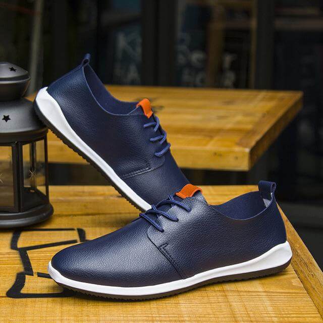 Luxury Breathable Men Casual Leather Shoes - Image 2