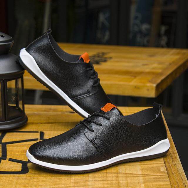 Luxury Breathable Men Casual Leather Shoes - Image 4