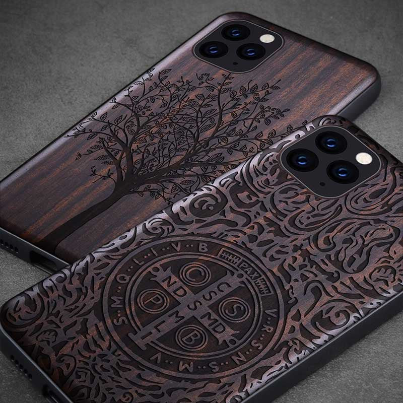 Luxury Wooden Flexible iPhone Case - Image 5