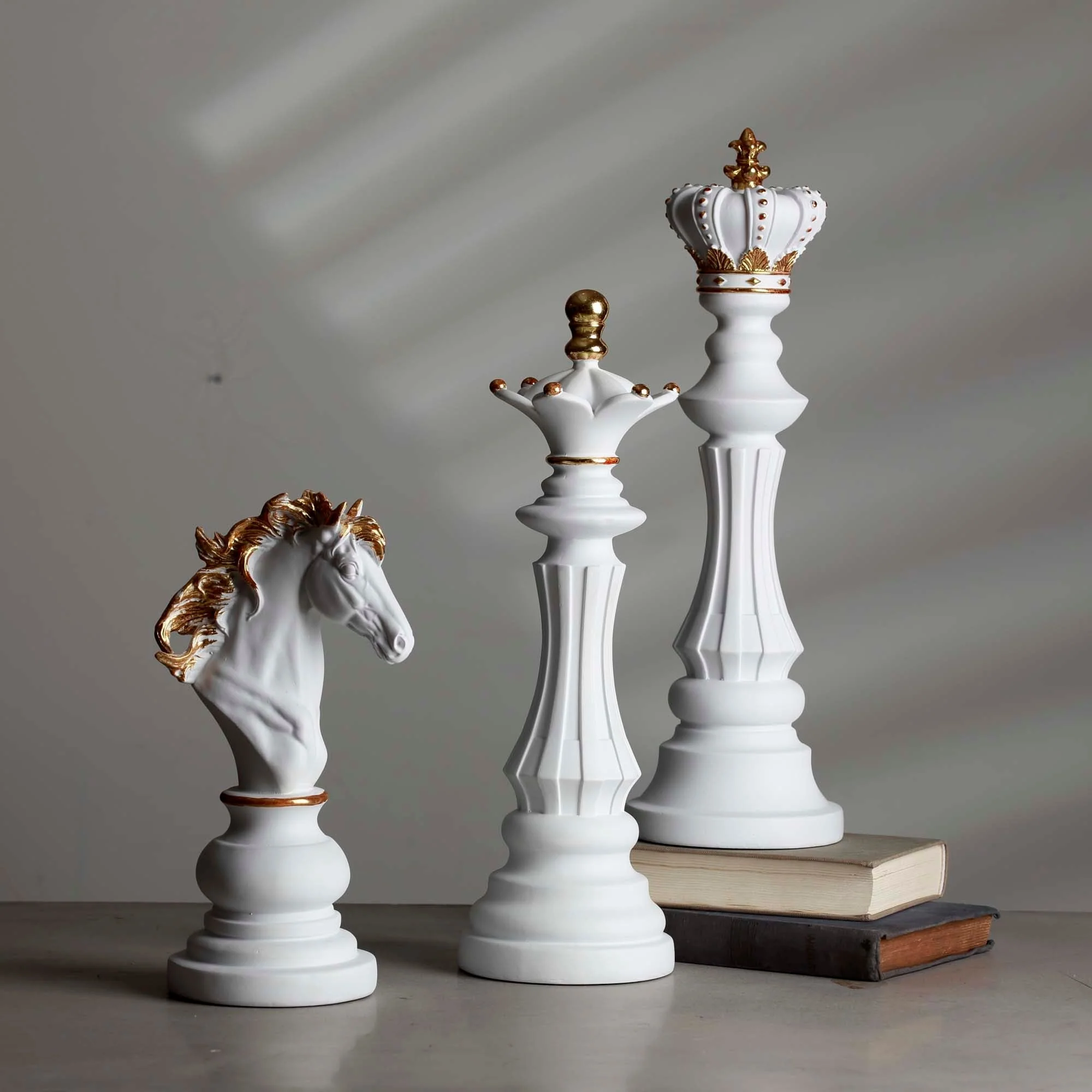 Luxury Chess Statue Home Decor - Image 2