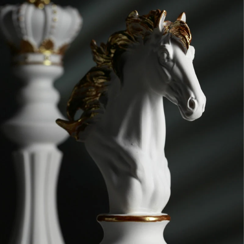 Luxury Chess Statue Home Decor - Image 4