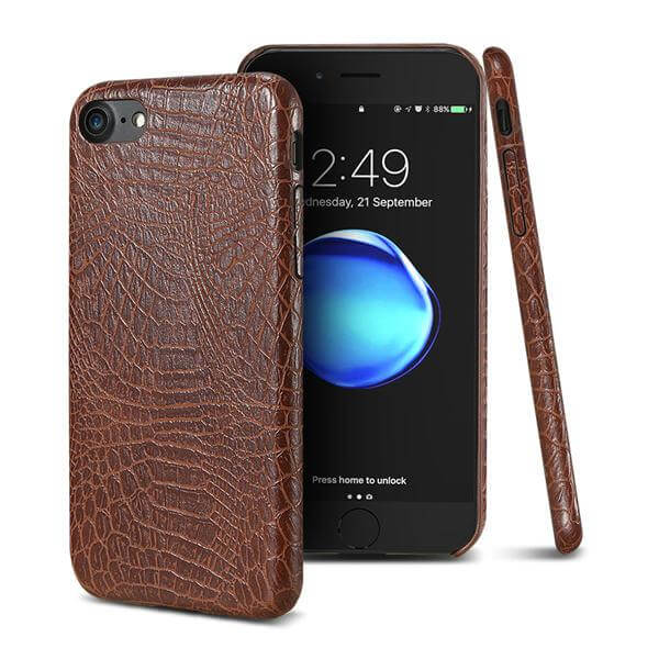 Luxury Crocodile Business style Leather Iphone Cases - Image 4