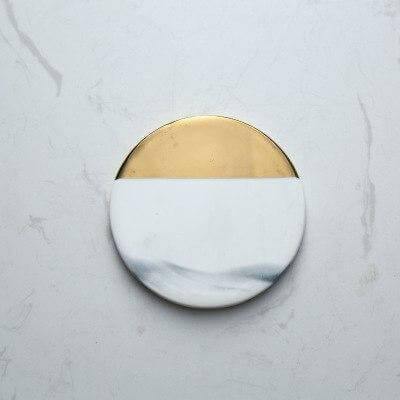 Luxury European Style Marble Stripes Ceramic Coaster - Image 7