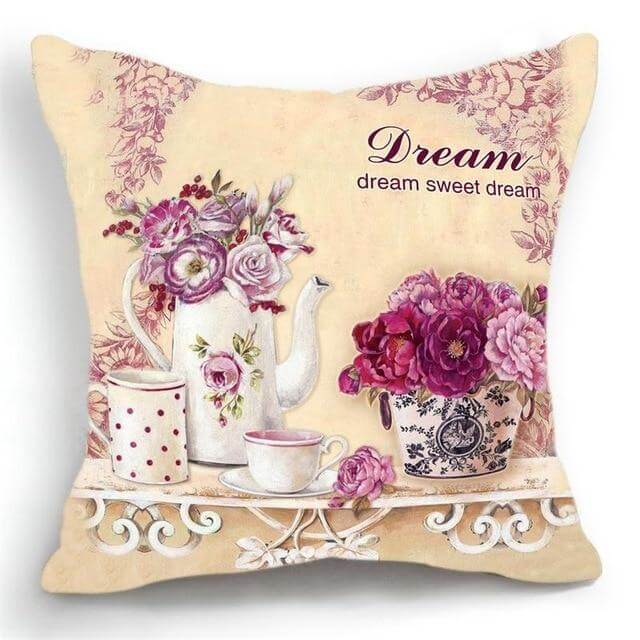 Luxury Flower Vase Cushion Cover Pillowcase - Image 7