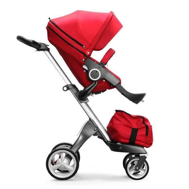 Luxury High End and High Landscape Red Baby Stroller - Image 6