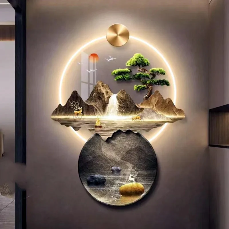 Luxury Landscape Relaxing Modern Decorative Lamp - Image 4