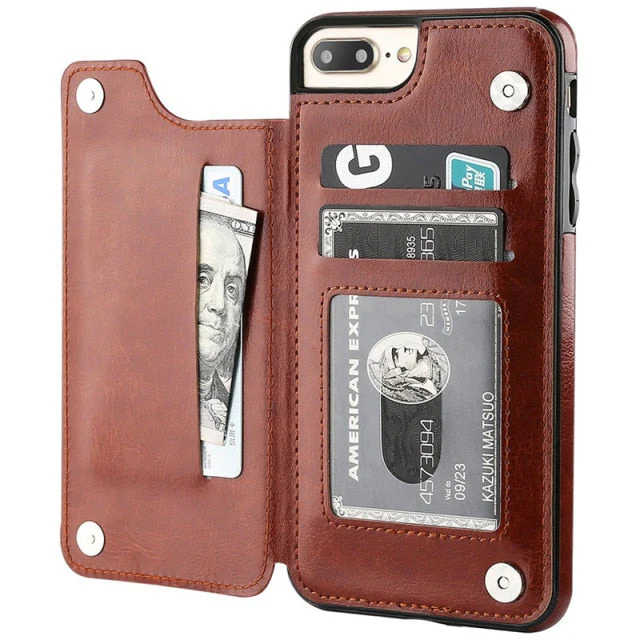 Luxury Leather Slim iPhone 13 Case - Image 9