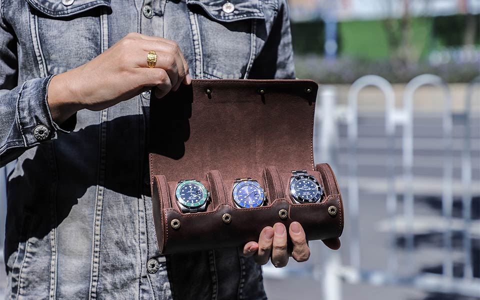 Luxury Leather Watch Holder Case - Image 5