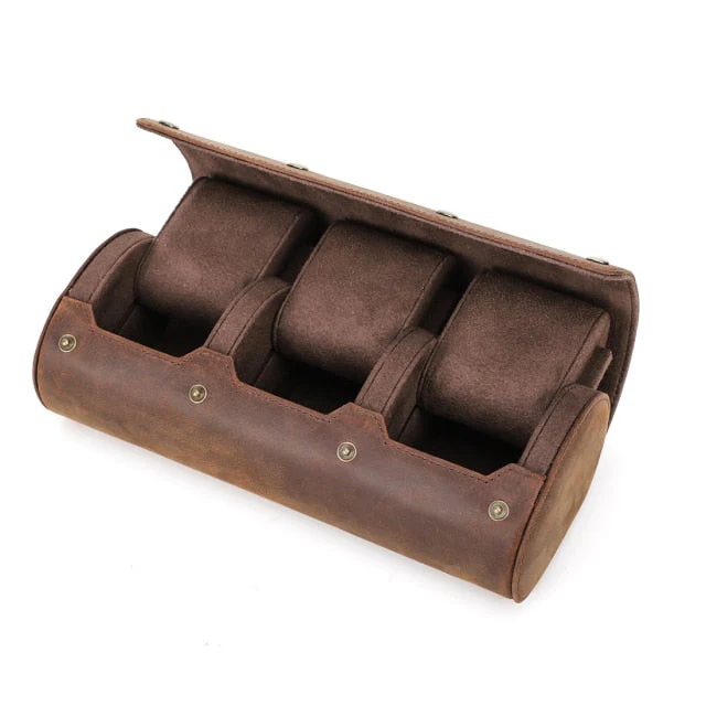 Luxury Leather Watch Holder Case - Image 9