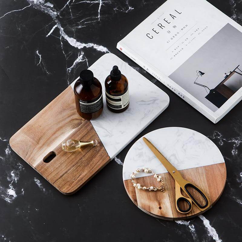 Luxury Marble-Wood Cheese Board - Image 6