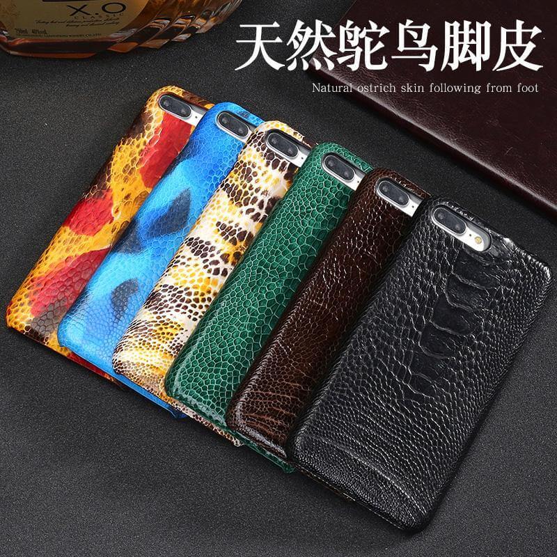 Luxury Natural Ostrich Foot Skin Iphone Cases - Image 2