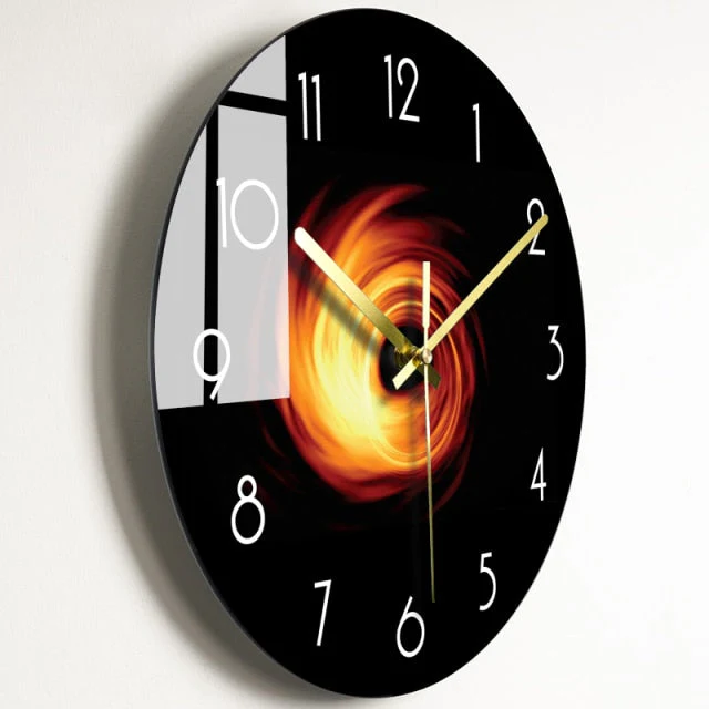 Luxury Nordic Universe Silent Wall Clock - Image 17