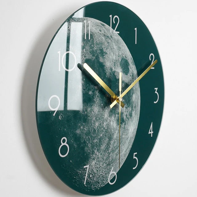 Luxury Nordic Universe Silent Wall Clock - Image 18