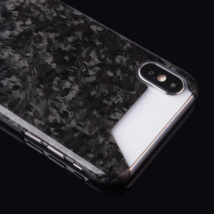 Luxury Real Carbon Fiber Phone Case Marble Iphone Case - Image 2