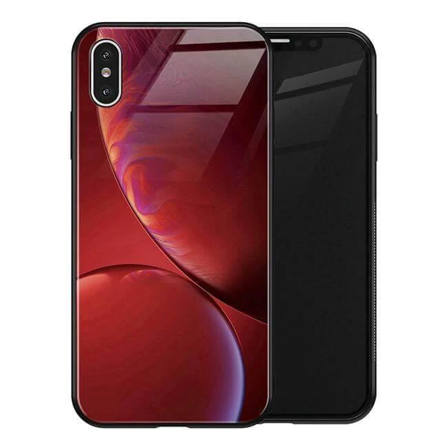 Luxury Space Silicone Glass Anti Slip Iphone Cases - Image 11