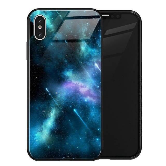 Luxury Space Silicone Glass Anti Slip Iphone Cases - Image 20