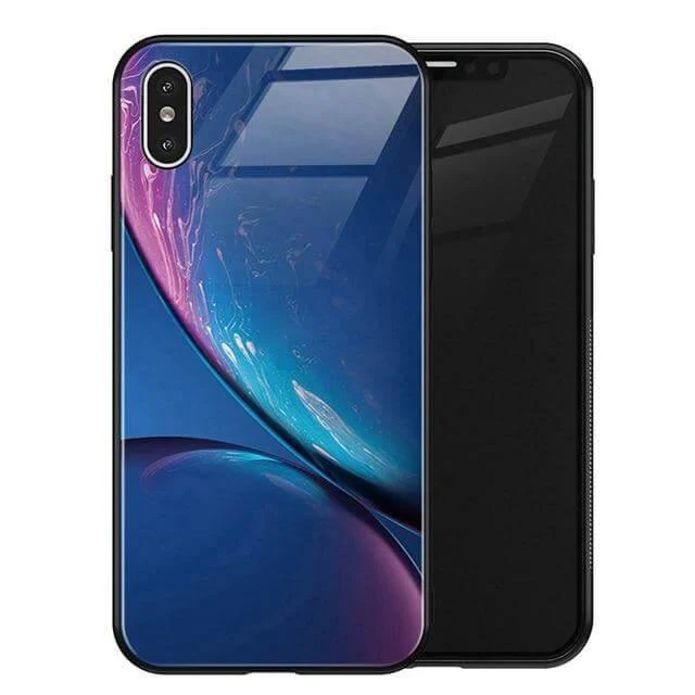 Luxury Space Silicone Glass Anti Slip Iphone Cases - Image 24