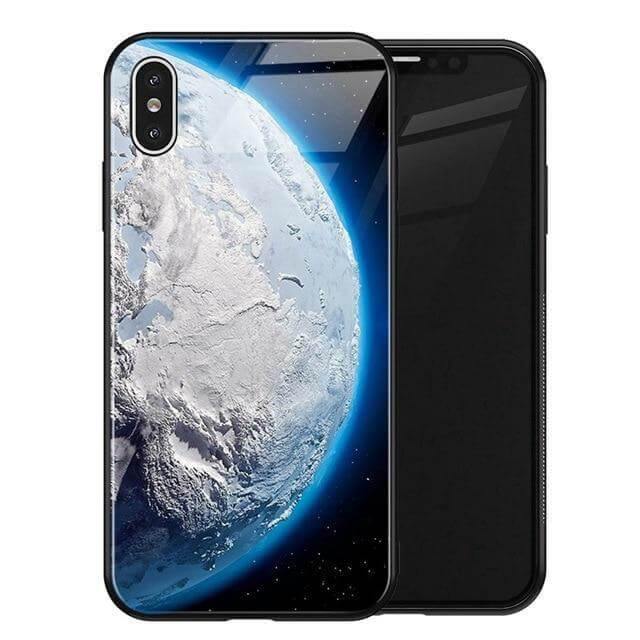 Luxury Space Silicone Glass Anti Slip Iphone Cases - Image 27