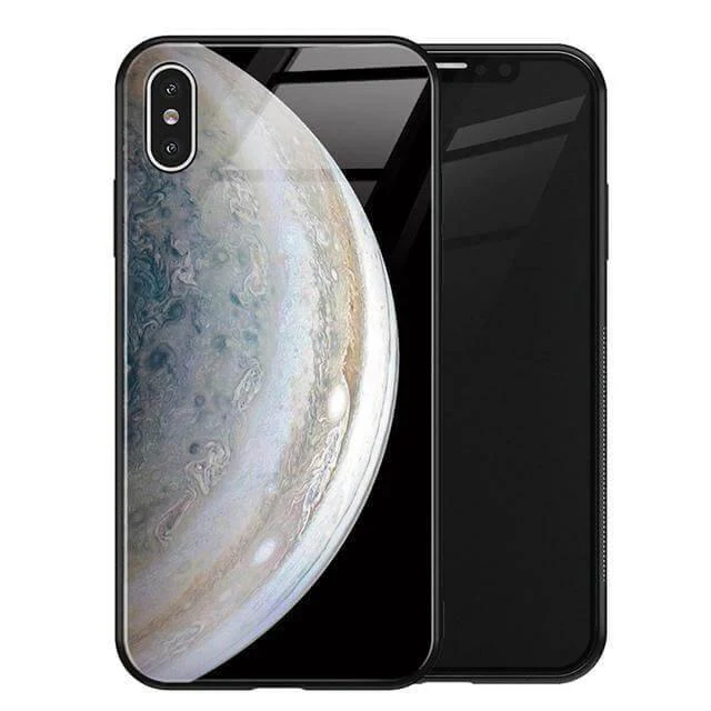 Luxury Space Silicone Glass Anti Slip Iphone Cases - Image 31