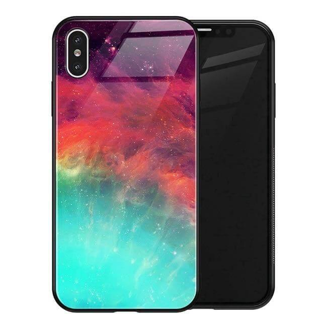 Luxury Space Silicone Glass Anti Slip Iphone Cases - Image 33