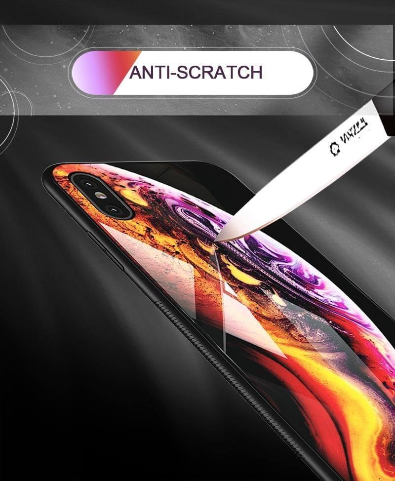 Luxury Space Silicone Glass Anti Slip Iphone Cases - Image 38