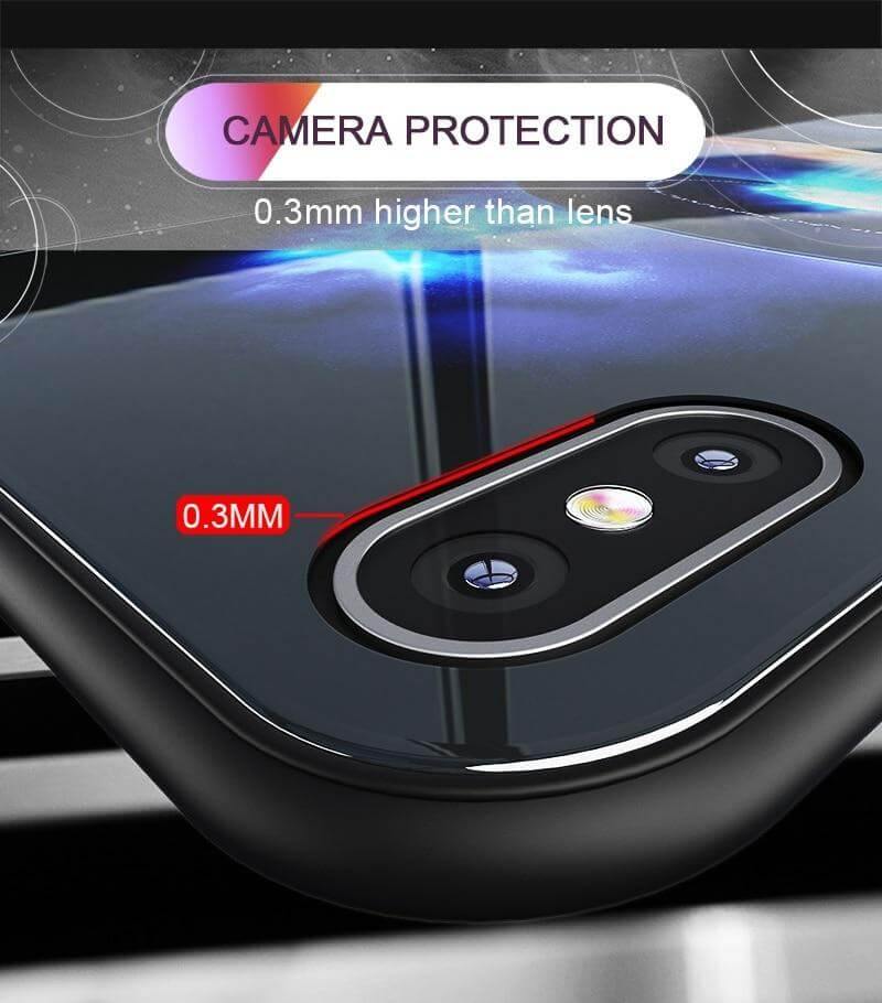 Luxury Space Silicone Glass Anti Slip Iphone Cases - Image 6