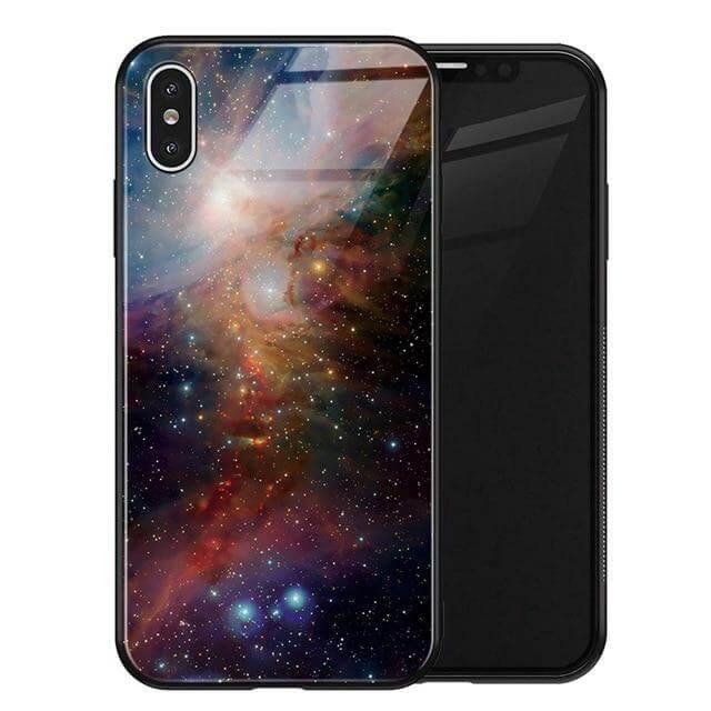 Luxury Space Silicone Glass Anti Slip Iphone Cases - Image 7