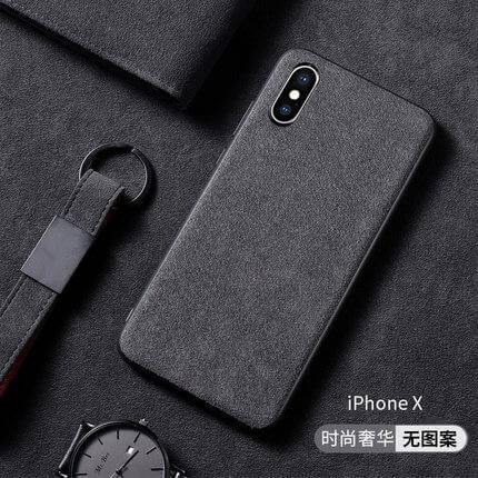 Luxury Thick Leather Fur Iphone Cases - Image 2
