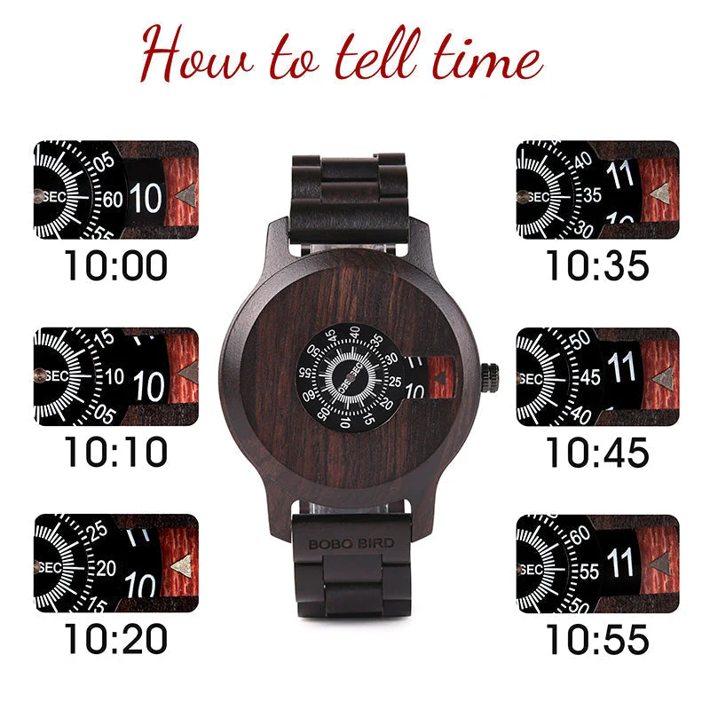 Luxury Wooden Simple Quartz Men Watch - Image 12