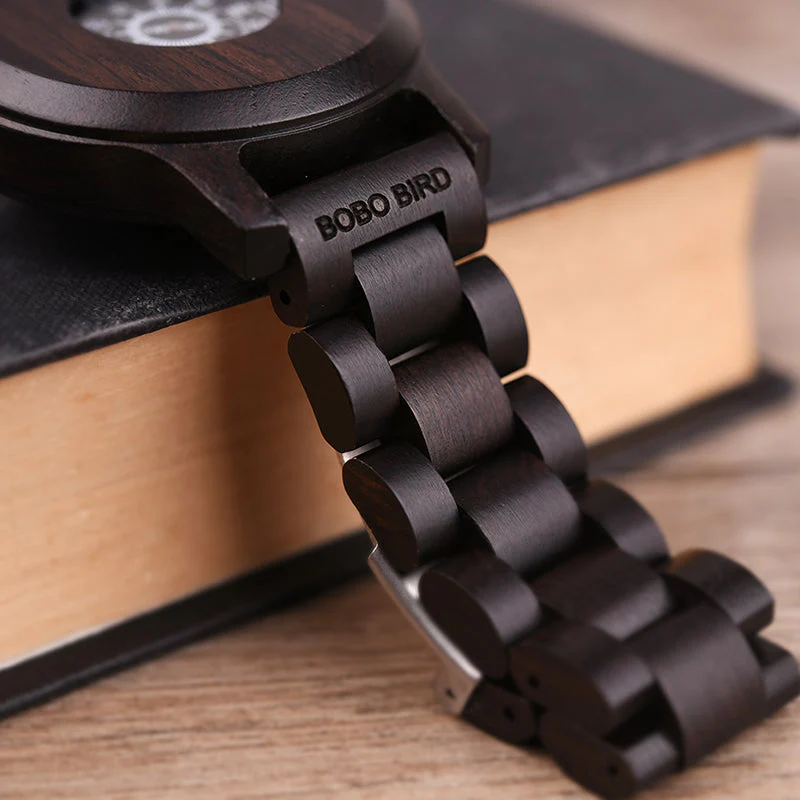 Luxury Wooden Simple Quartz Men Watch - Image 4