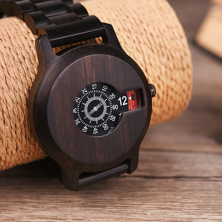 Luxury Wooden Simple Quartz Men Watch - Image 8