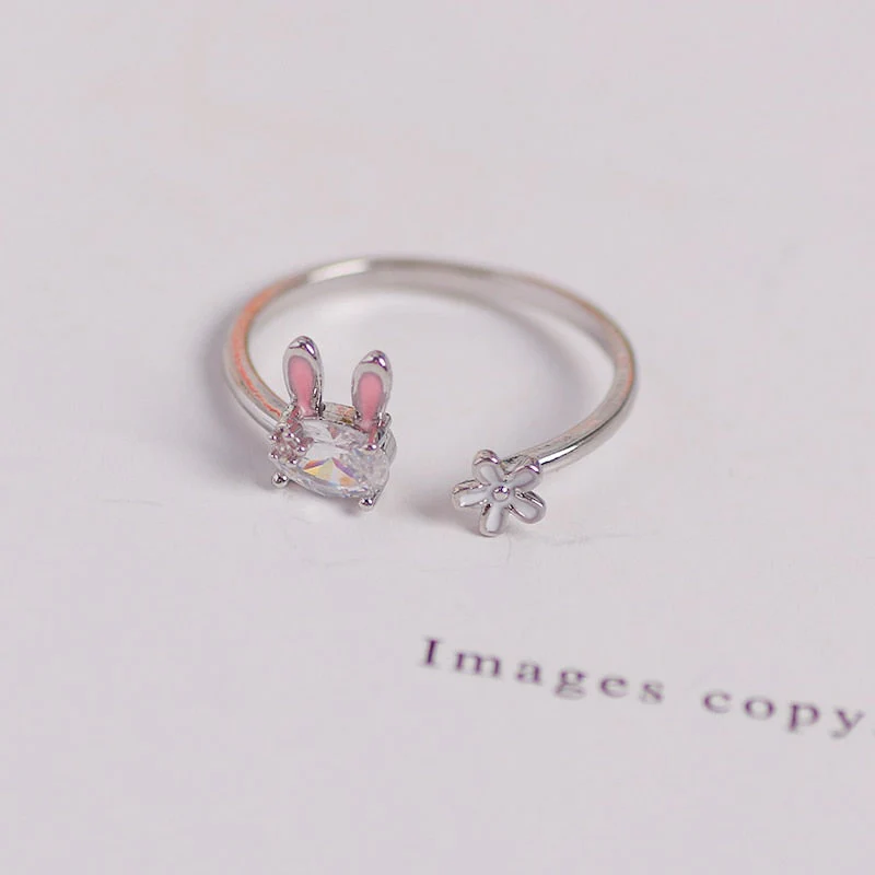 Magic Radiant Rabbit Charm Ring - Image 2