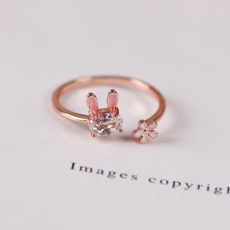Magic Radiant Rabbit Charm Ring - Image 5