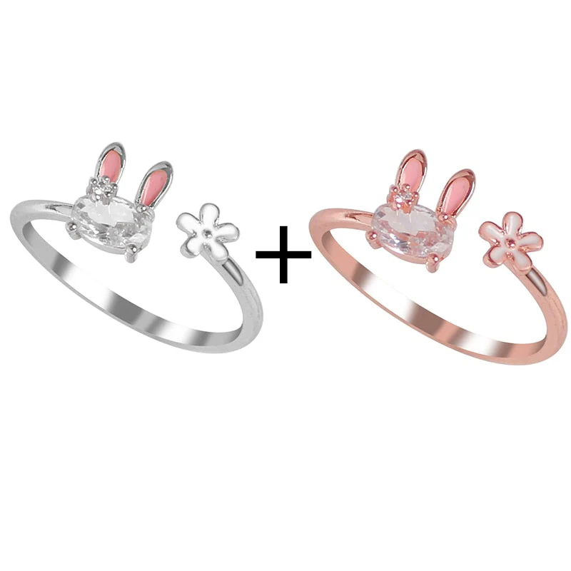 Magic Radiant Rabbit Charm Ring - Image 7
