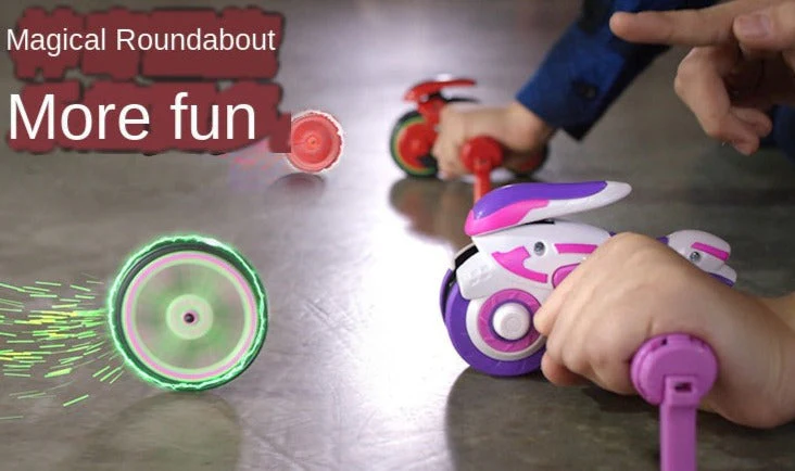 Magic Spinning Motorcycle Launch Toy - Image 3