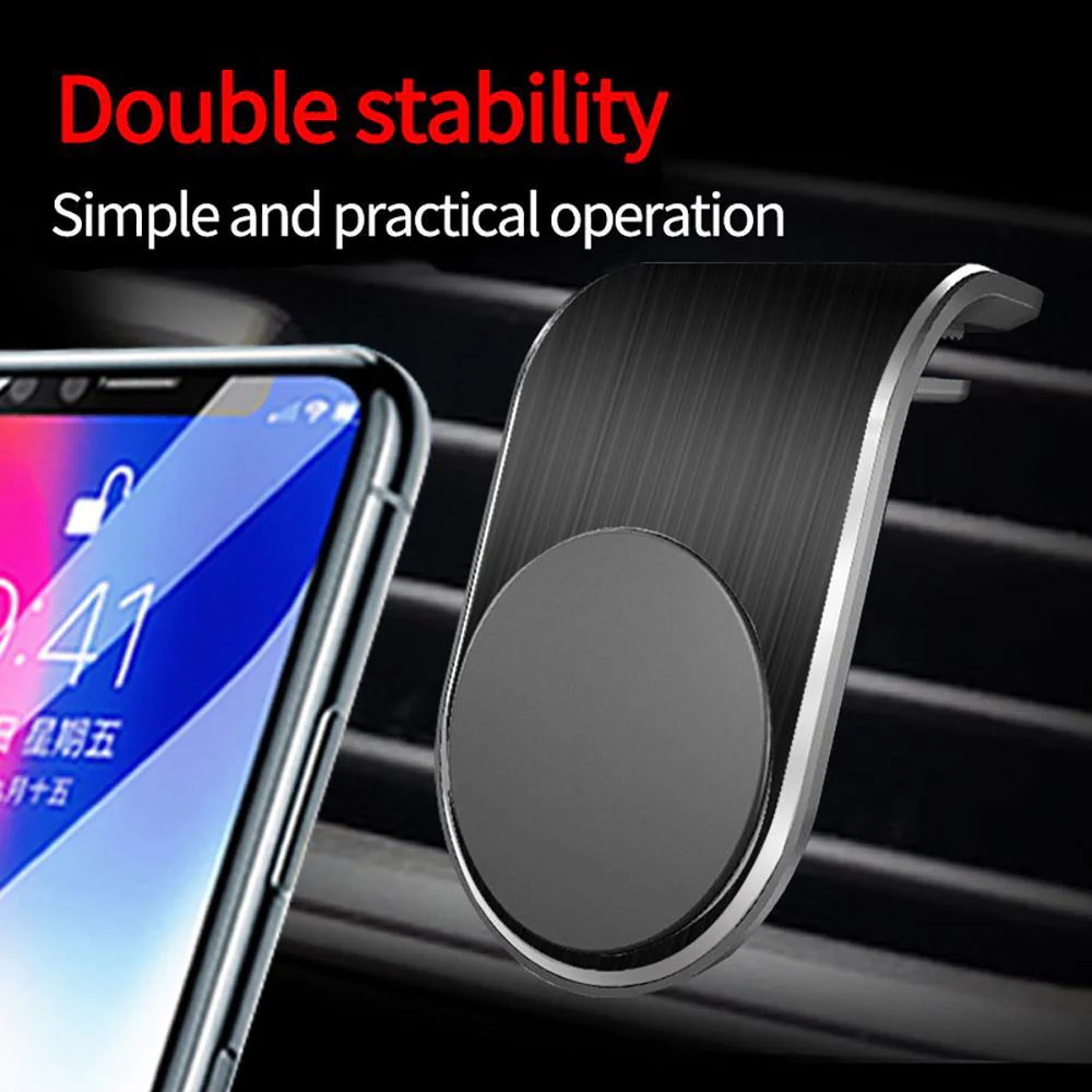 Magnetic Air Vent Clip Car Phone Holder - Image 6