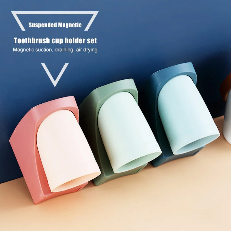 Magnetic Bathroom Toothbrush Holder - Image 4