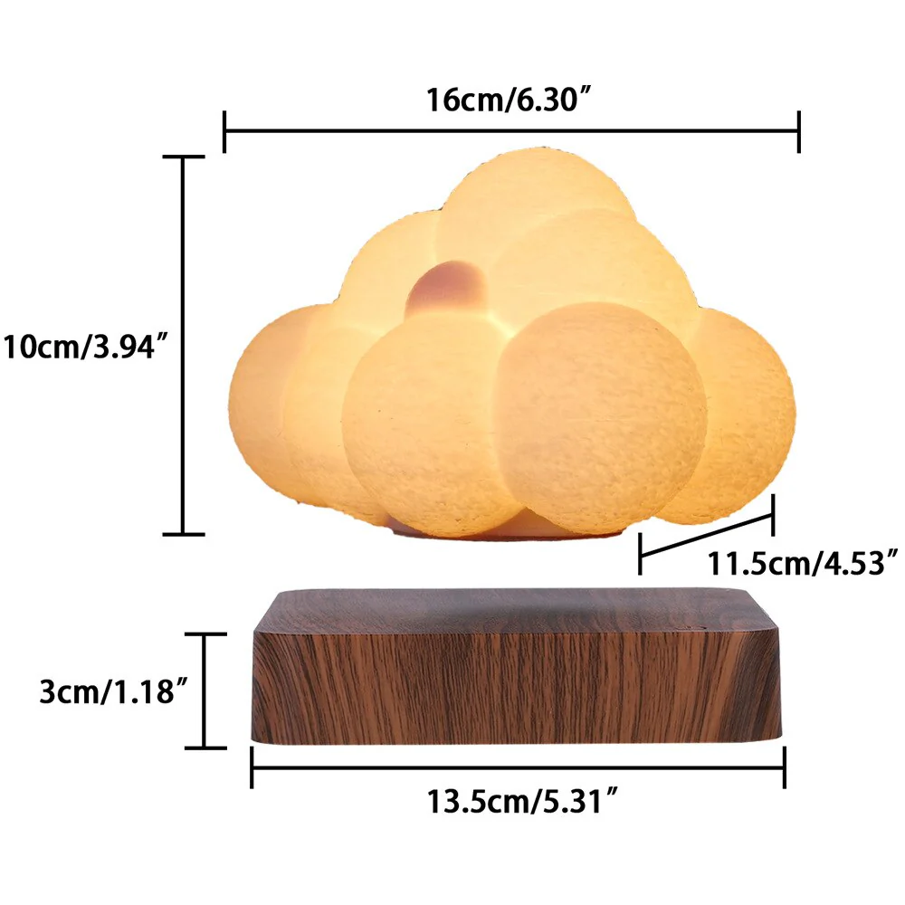Magnetic Buble Cloud Levitating Night Lamp - Image 8