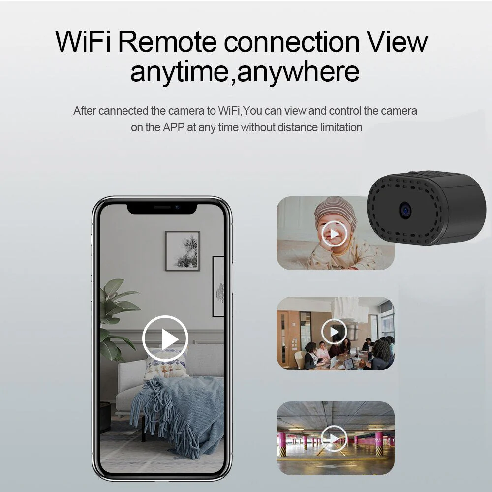 Magnetic Day Night Mini Wireless Cam IP Recorder - Image 4