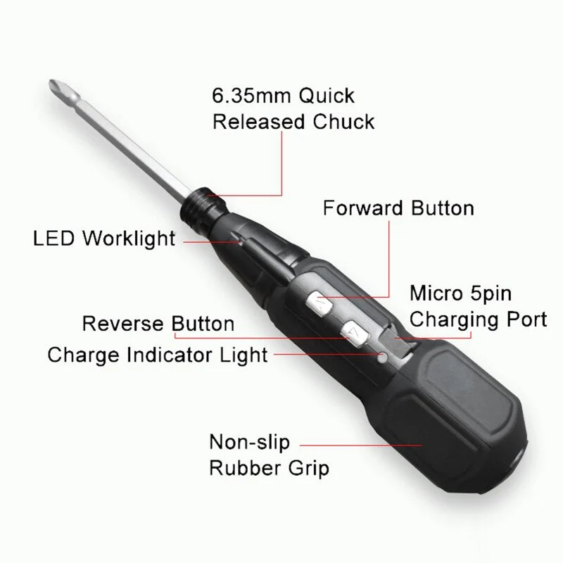 Magnetic Electric Cordless Screwdriver - Image 5