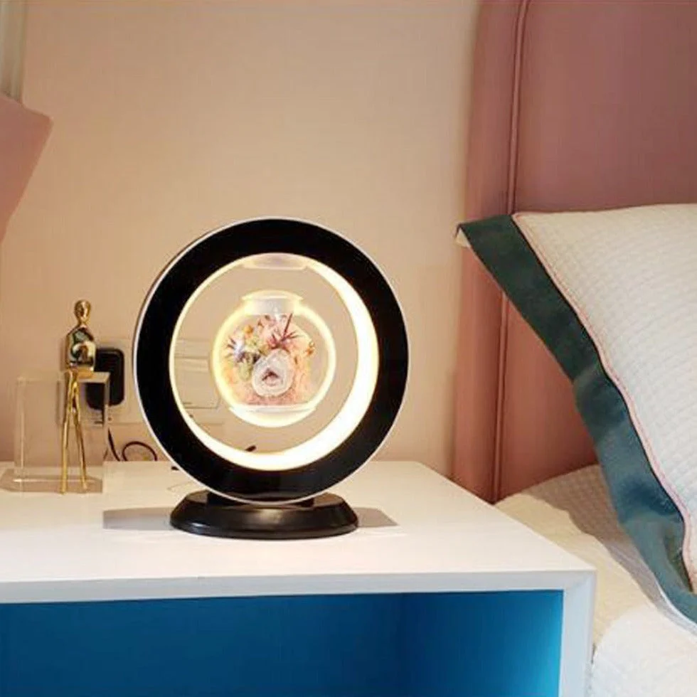 Magnetic Floating Immortal Flower Vase Lamp - Image 2
