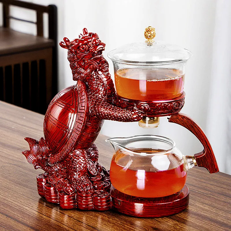 Magnetic Flow Kungfu Turtle Dragon Teapot Infuser - Image 2