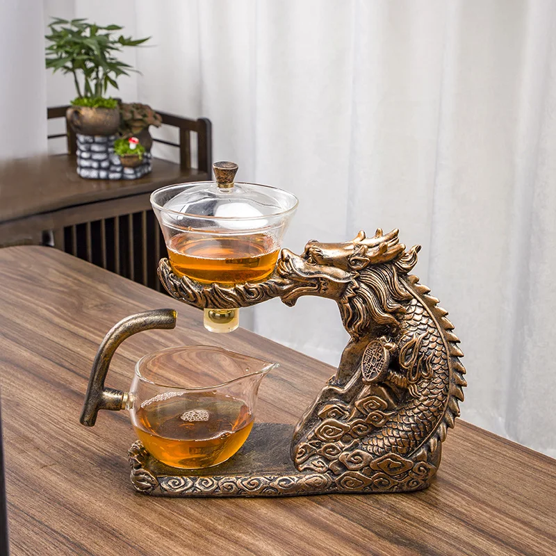 Magnetic Flow Kungfu Turtle Dragon Teapot Infuser - Image 6