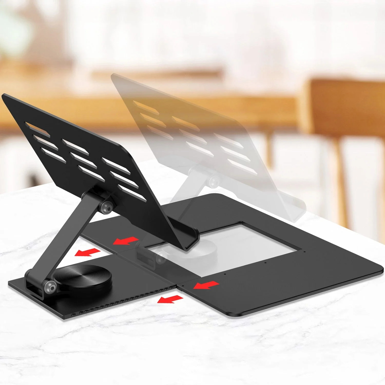 Magnetic Foldable Wireless Pro Keyboard Tablet Holder - Image 7