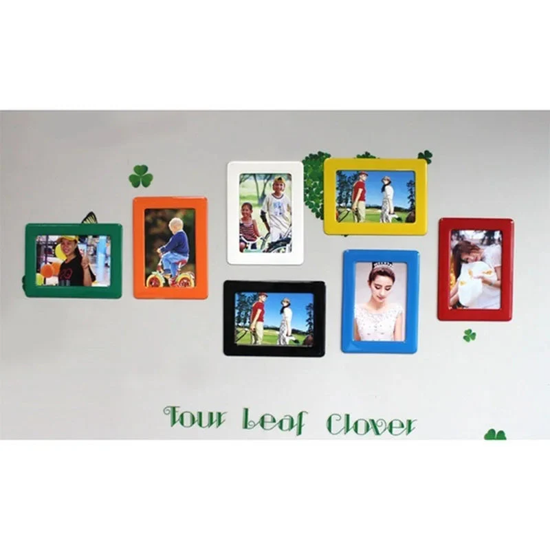 Magnetic Fridge Colorful DIY Photo Frames - Image 5