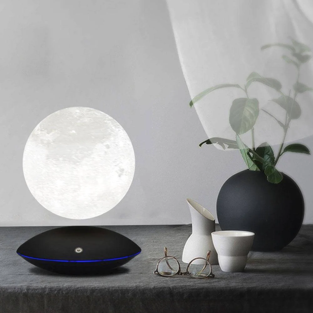 Magnetic Levitating 360 Rotating Moon Night Lamp - Image 2