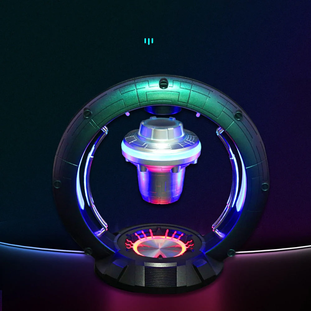 Magnetic Levitating Spacecraft Speaker Night Lamp - Image 2