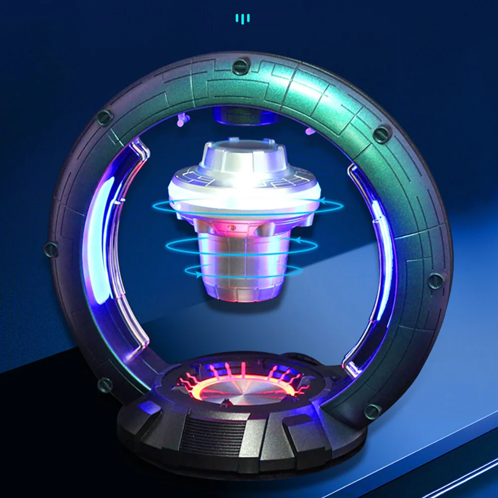 Magnetic Levitating Spacecraft Speaker Night Lamp - Image 3