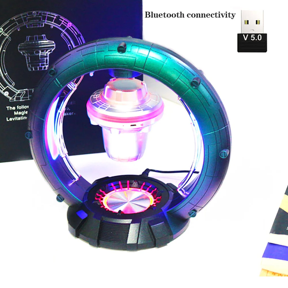 Magnetic Levitating Spacecraft Speaker Night Lamp - Image 5